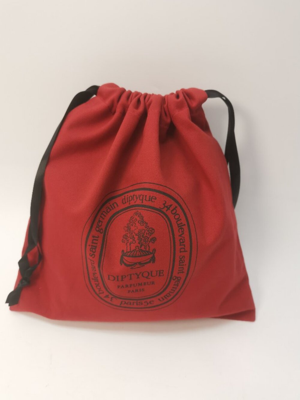 DIPTYQUE Red canvas storage bag lipstick pouch dust-proof bag
